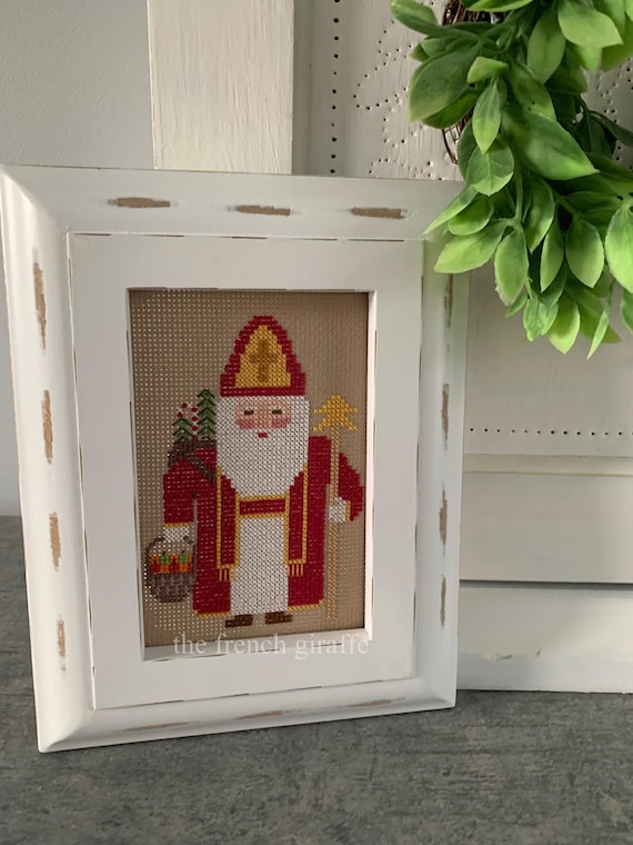 Poland Saint Nicholas Cross Stitch Pattern: Father Christmas (PDF Download)
