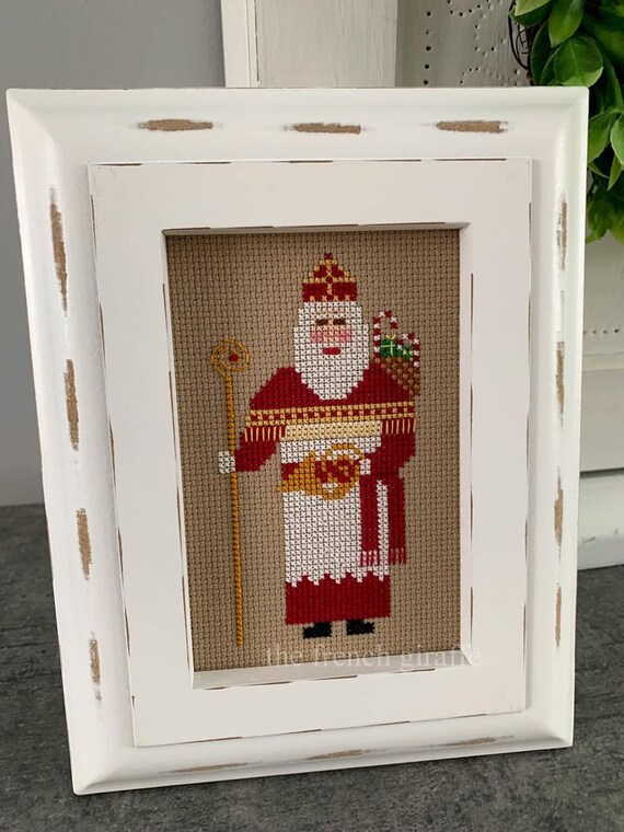 Christmas Netherlands Sinterklaas Dutch Santa Claus Cross Stitch Pattern Instant Download PDF Crossstitch