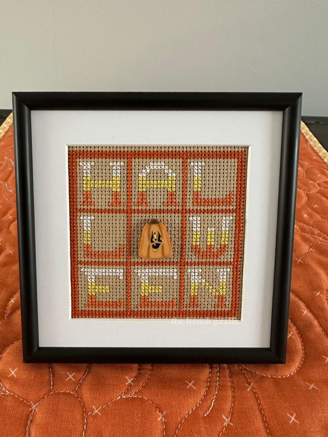Halloween Jack O' Lantern Cross Stitch Pattern: 4x4 Pumpkin (PDF ...
