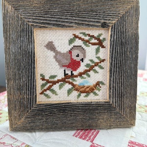 Robin Nest Spring  Crossstitch Pattern Instant Download PDF Cross Stitch