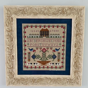 The Berry Patch Sampler Cross Stitch Instant Download Crossstitch Raspberry Acres