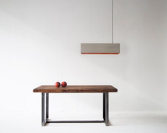 Coffee table made of lumber and iron Jasmijn / Nadine 110x55x50cm