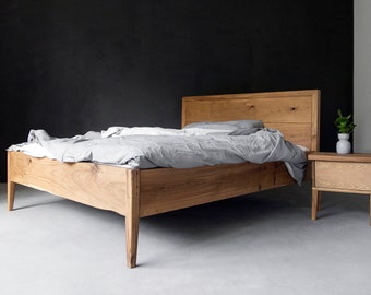 Reclaimed oak bed Janne