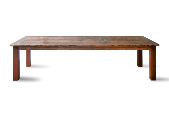 Mesa de comedor de madera y hierro Ingmar 240 x 100 cm -  México