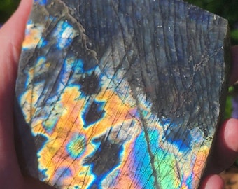 Huge Chunk of Labradorite Super Rainbow All the Colors