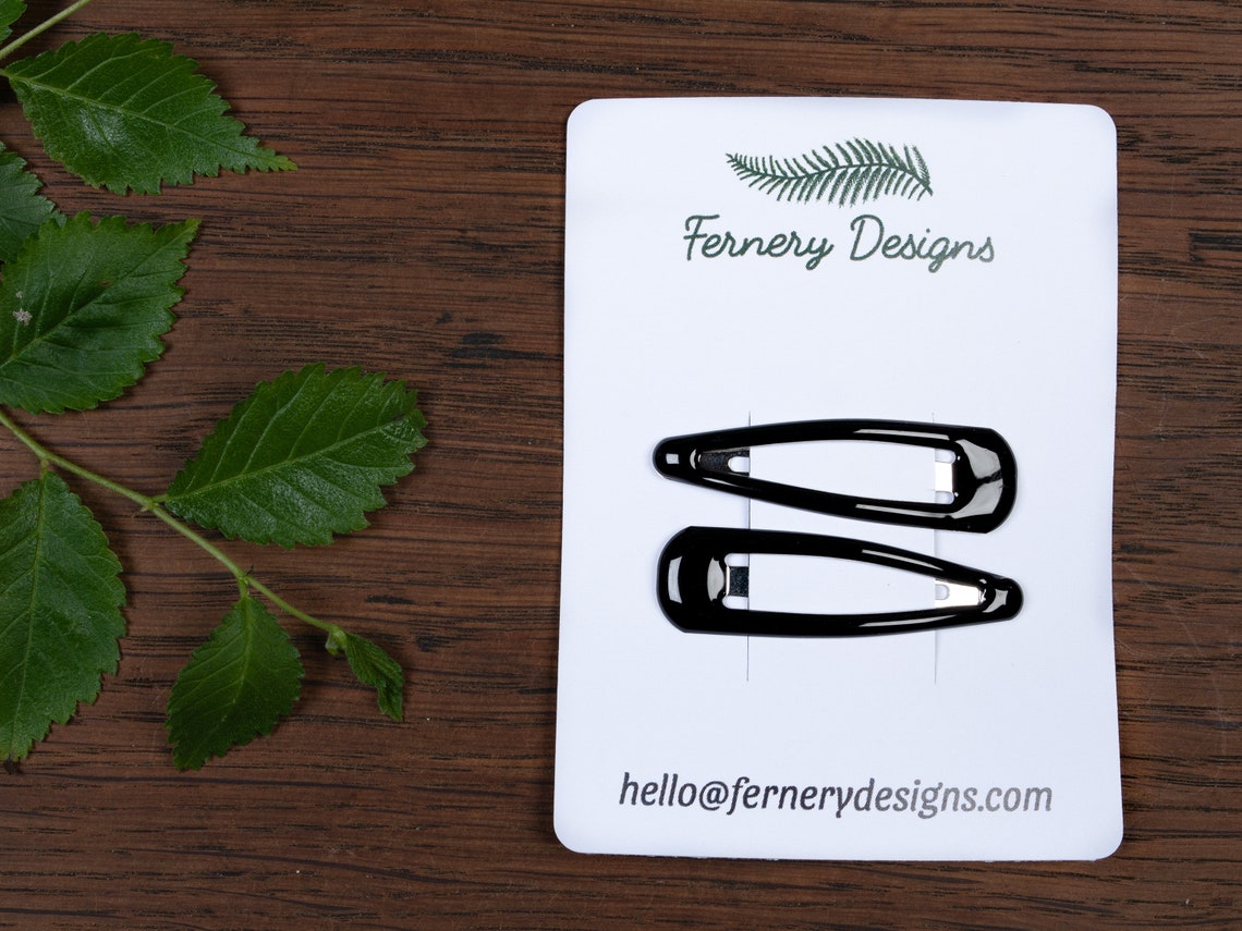 250 x Customised Hair Clip Display Cards 10cm x 7.5cm 300gsm Etsy