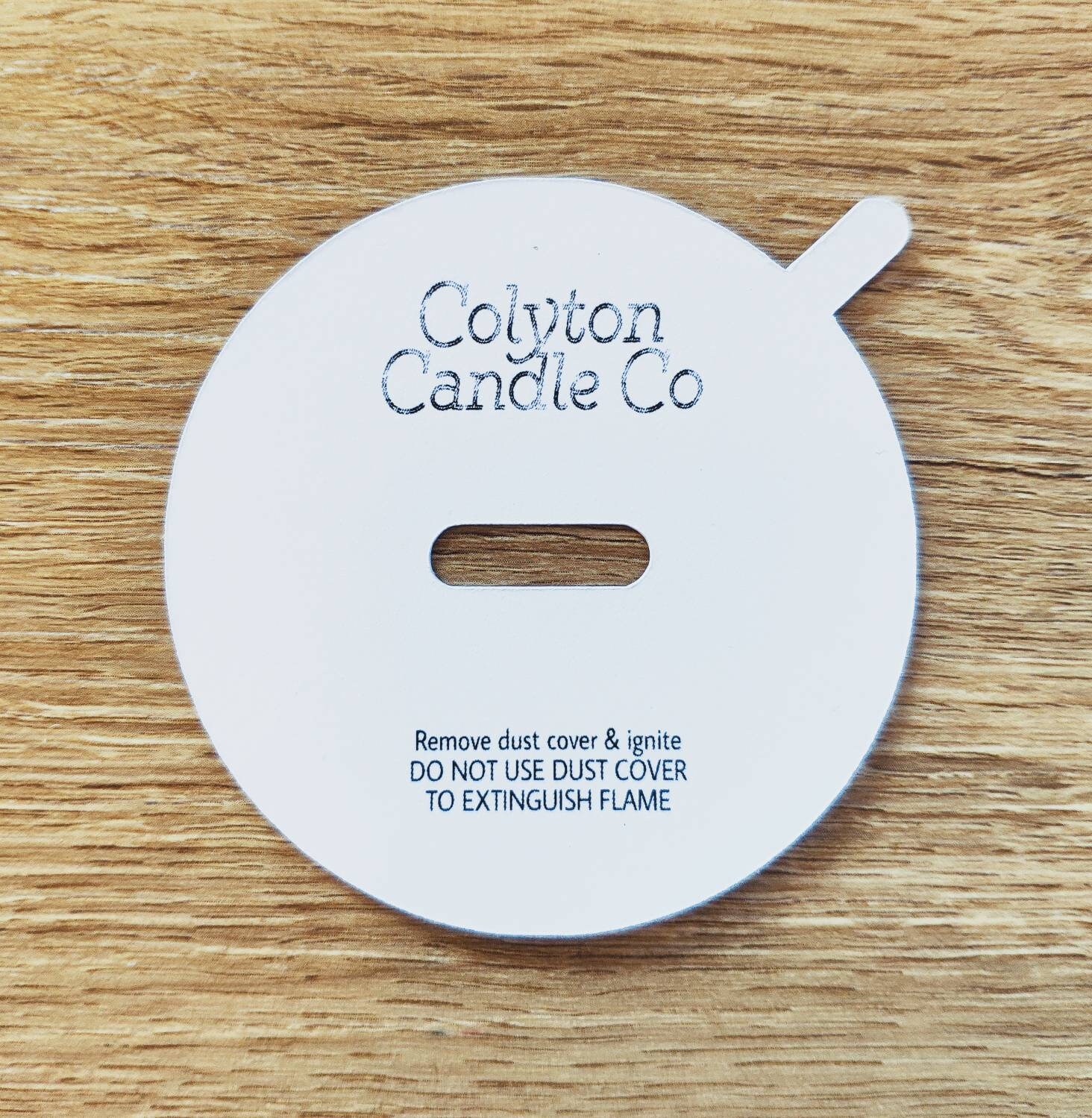 500 X Customised Round Candle Dust Covers for Wooden Wick Etsy UK