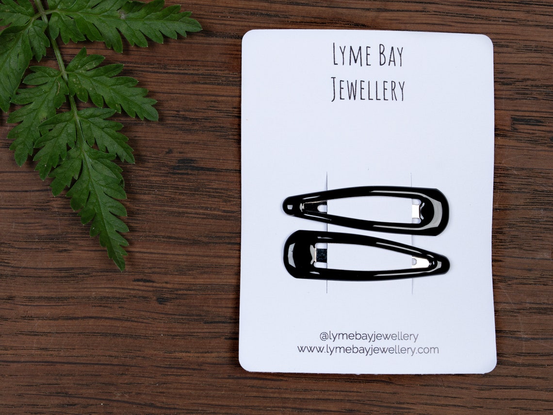 250 x Customised Hair Clip Display Cards 10cm x 7.5cm 300gsm Etsy