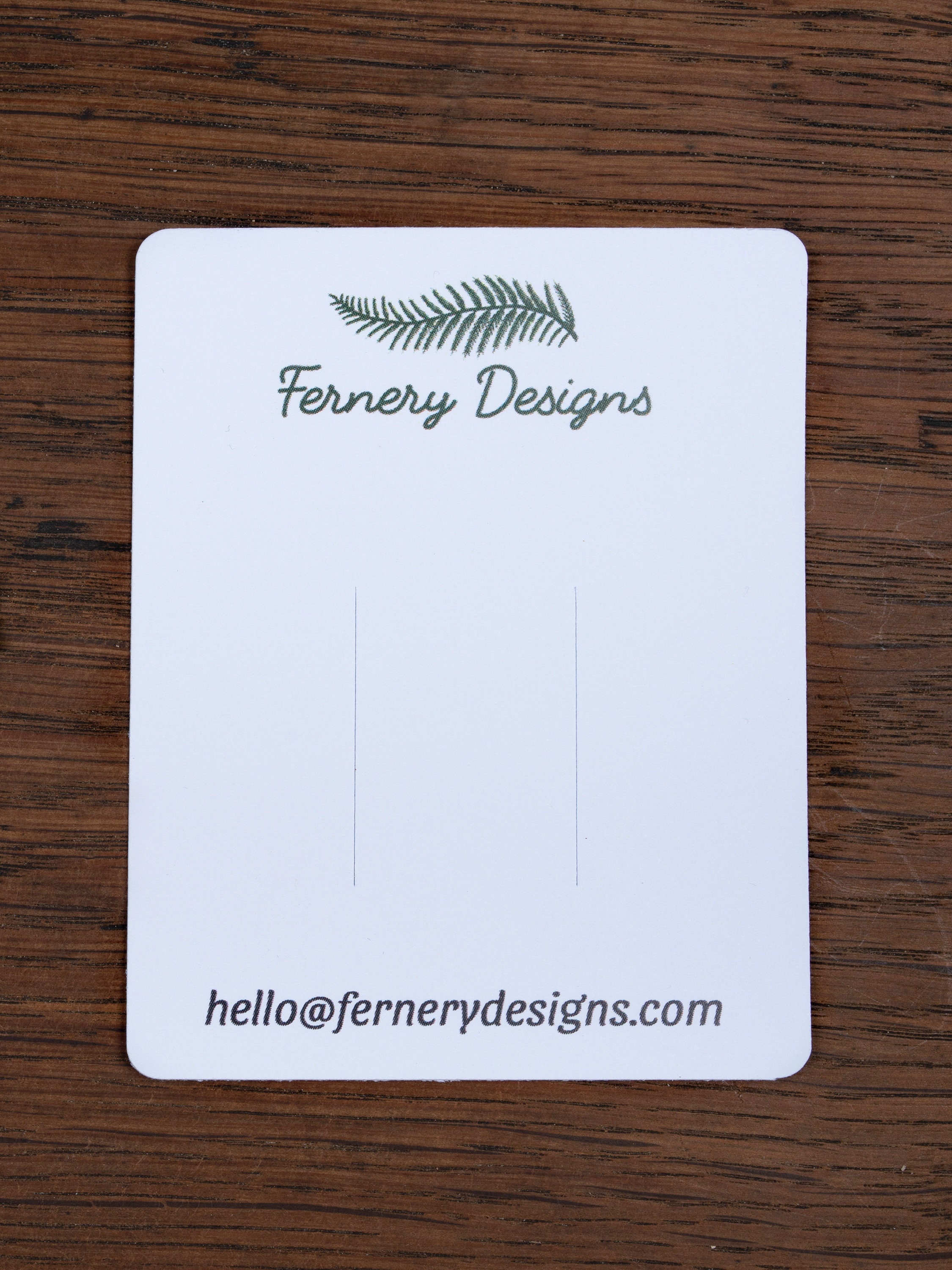 250 x Customised Hair Clip Display Cards 10cm x 7.5cm 300gsm Etsy