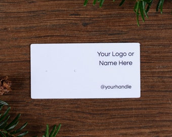 Custom Printed Small Stud Earring Display Cards