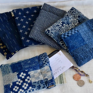 Japanese Fabric Snap Pouch: Handmade Coin Purse, Gift Card Holder