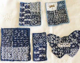 Boro Patch: Handmade Japanese Sashiko Denim Embroidery