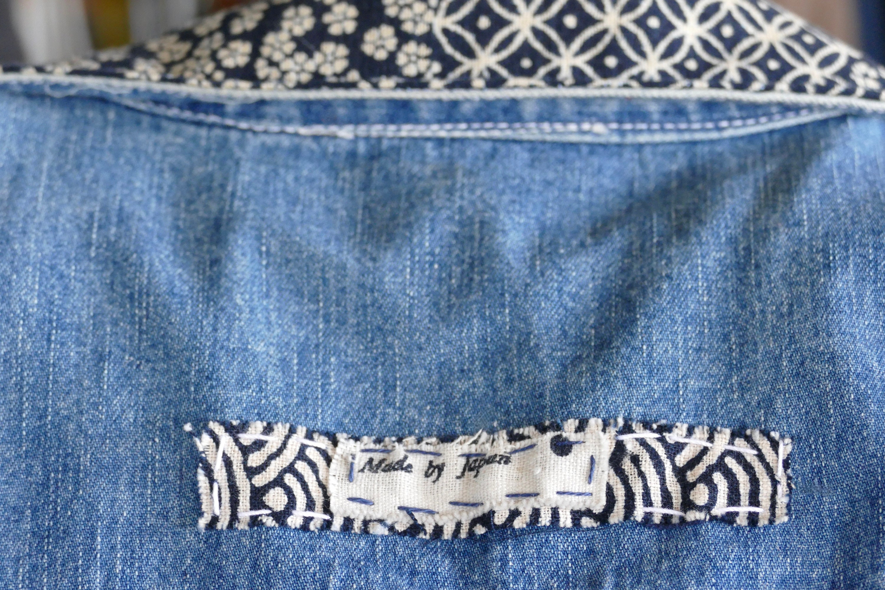 Antique Japanese Boro Denim Work Jacket - Etsy
