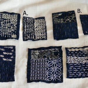 Boro Fabric Patch: Japanese Sashiko Embroidery, Visible Mending
