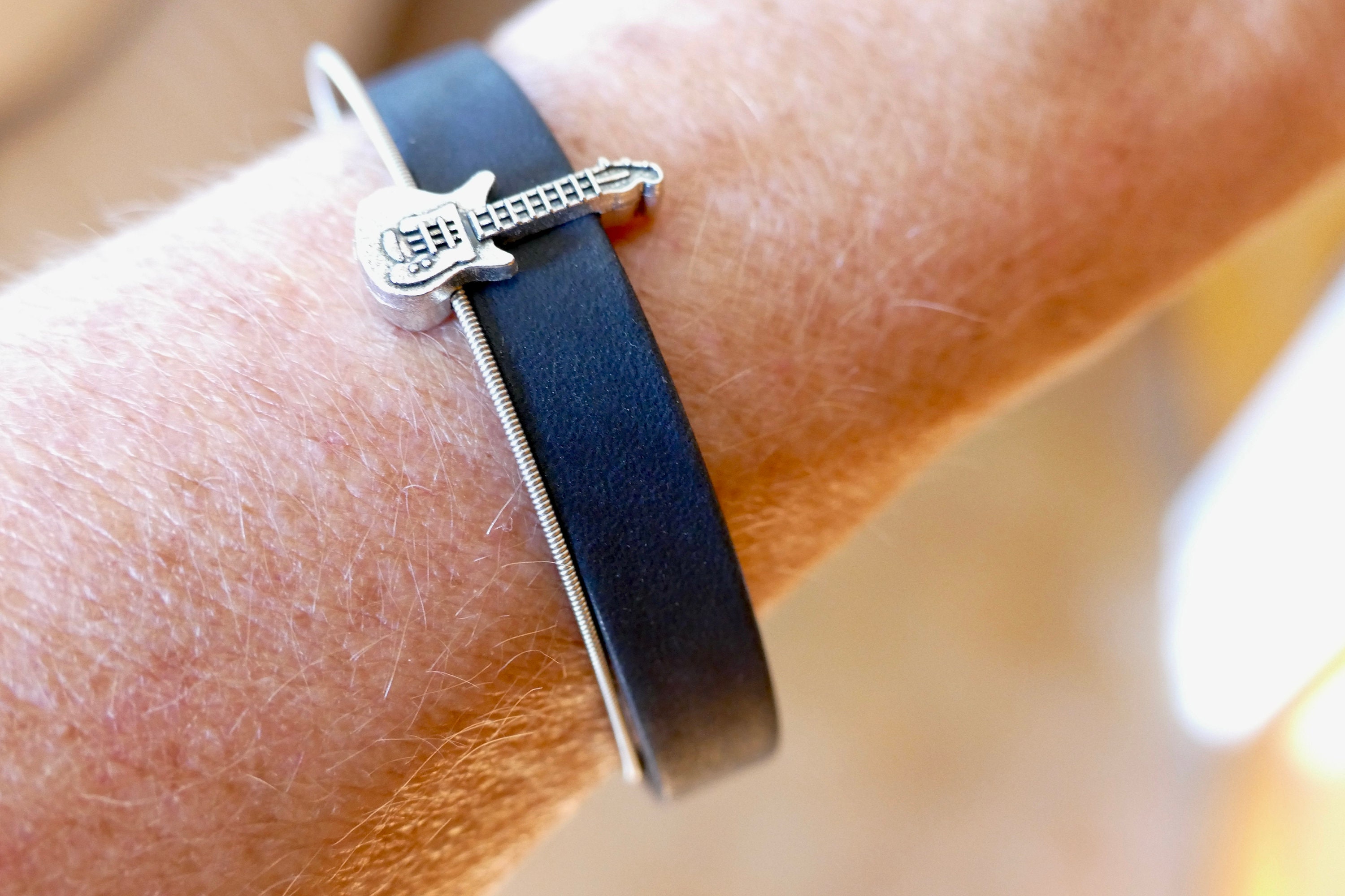 Guitar 2024 leather bracelet