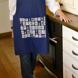 Handmade Japanese Cat Print Cross Back Apron: Kitchen Garden Versatile Apron