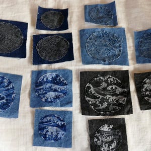 Handmade Boro Patch: Japanese Sashiko Denim Mending