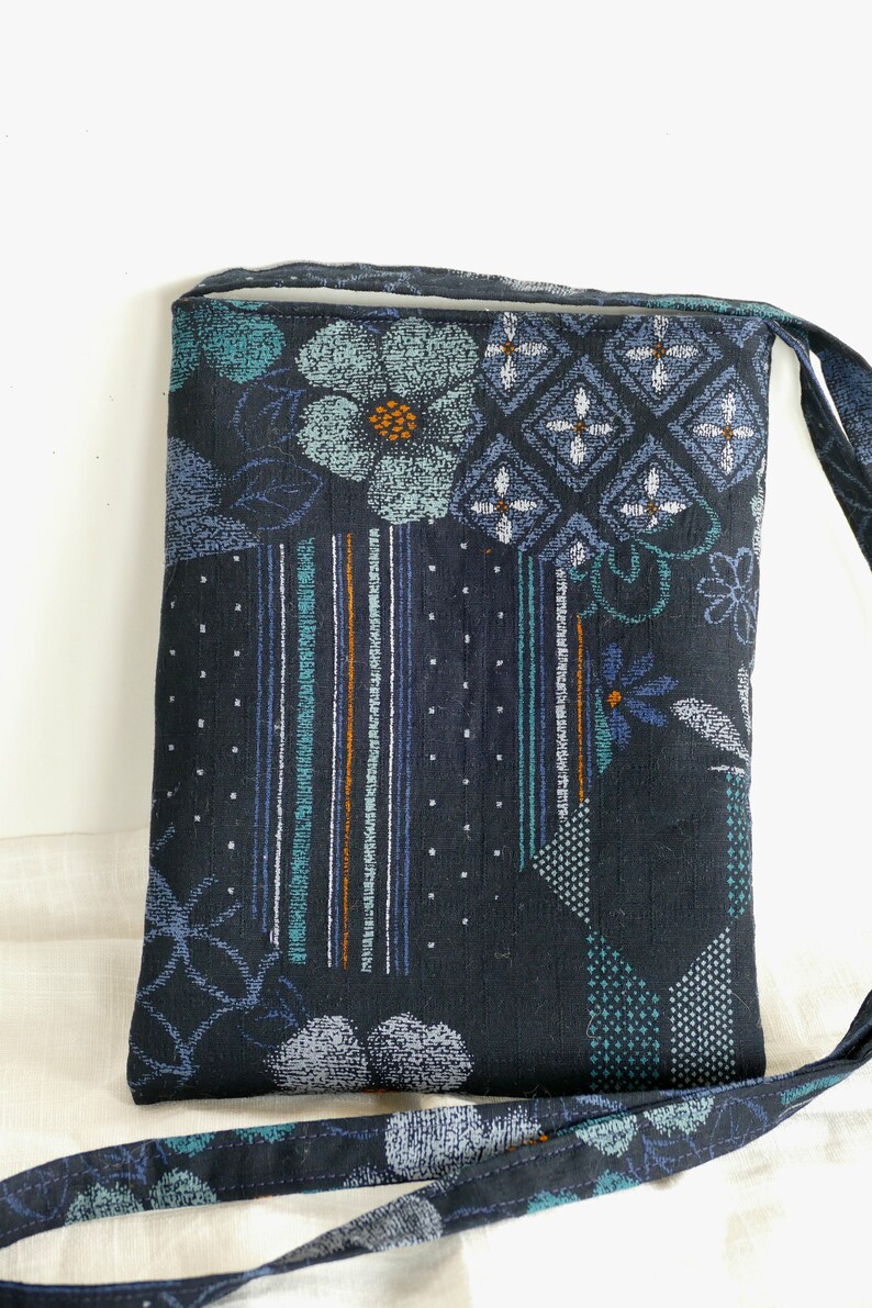 Crossbody Purse Cell Phone Pouch Small Purse Indigo Cotton Etsy