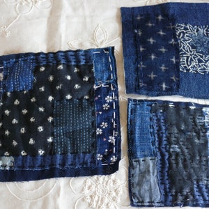 Handmade Sew on Patch, Boro Patch, Sashiko Patch, Japanese Patch