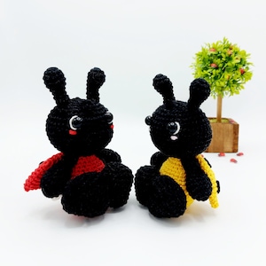 PATTERN: Crochet Ladybug Pattern, Amigurumi Crochet Pattern, Laura, the Lovely Ladybug