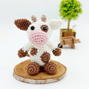PATTERN: Amigurumi Cow Pattern - Crochet Cow Pattern - Bella the Cow