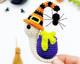 PATTERN: Witch Snail Crochet Pattern, Amigurumi Crochet Pattern,  Shelga, the Witch Snail, Amigurumi Pattern