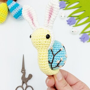 PATTERN: Easter Snail Crochet Pattern, Amigurumi Crochet Pattern, Shelsa, the Easter Snail, Amigurumi Pattern image 3