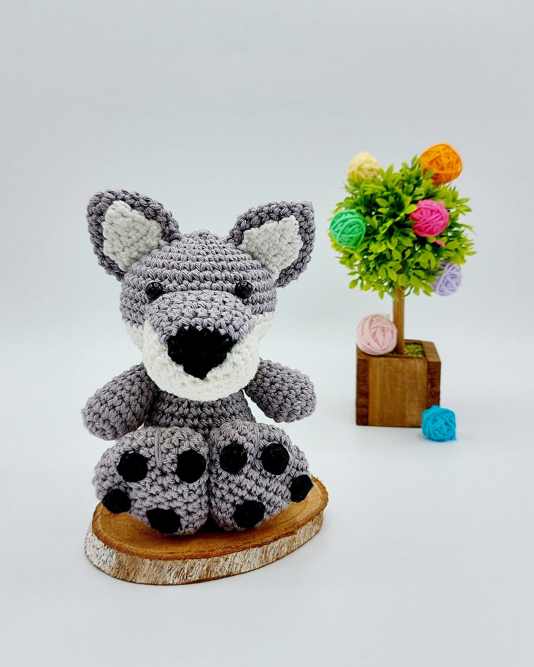 PATTERN: Amigurumi Wolf Pattern Crochet Wolf Pattern Will, the Strong ...