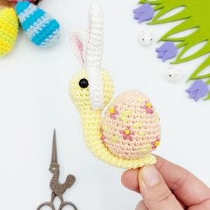 PATTERN: Easter Snail Crochet Pattern, Amigurumi Crochet Pattern, Shelsa, the Easter Snail, Amigurumi Pattern image 6