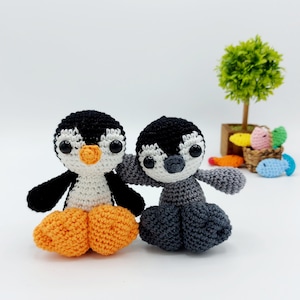 PATTERN: Penguin Crochet Pattern, Amigurumi Crochet Pattern,  Pepin, the Chilly Penguin, Amigurumi Pattern