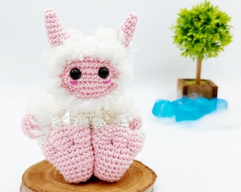 PATTERN: Yeti Crochet Pattern, Amigurumi Crochet Pattern,  Yuki, the Frosty Yeti, Amigurumi Pattern