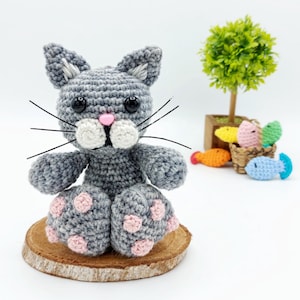 PATTERN: Cute Cat Crochet Pattern - Amigurumi Crochet Pattern -  Amigurumi Pattern - Charlie, the Cute Cat