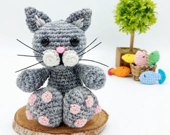 PATTERN: Cute Cat Crochet Pattern - Amigurumi Crochet Pattern -  Amigurumi Pattern - Charlie, the Cute Cat