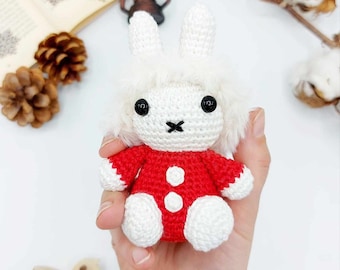 PATTERN: Crochet Miffy Pattern, Amigurumi Crochet Pattern, Amigurumi Christmas Miffy