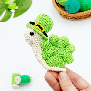 PATTERN: Clover Snail Crochet Pattern, Amigurumi Crochet Pattern,  Shelwin, the Clover Snail, Amigurumi Pattern,