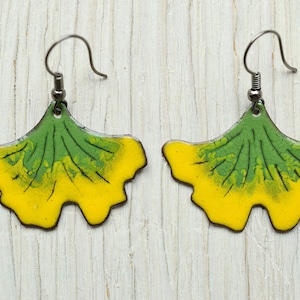Autumn Ginkgo Leaf, Fall, Autumn Leaves, Autumn Day, Autumn Earrings, Leaf Earrings, Ginkgo Leaf Earrings, Ginkgo Jewelry, Leaf Jewelry