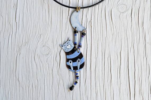 Etsy cat deals jewelry