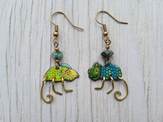 DUOWEI Acrylic Summer Tropic Chameleon Anole Lizard Earrings Charm Dangle Drop Jewelry for Women Girls Teens Kids Lovers Fancy Gifts (Black DUOWEI Acrylic Summer Tropic Chameleon Anole Lizard Earrings Charm Dangle Drop Jewelry for Women Girls Teens Kids Lovers Fancy Gifts (Black