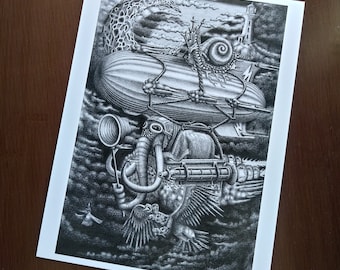 Chasing the High 8.5"x11" art print