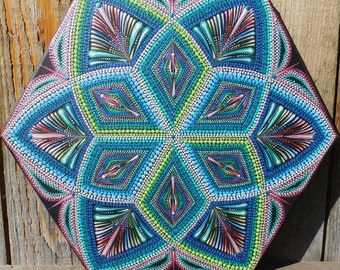 mandala dot catcher dream 11x14 painting canvas lance kaila acrylic