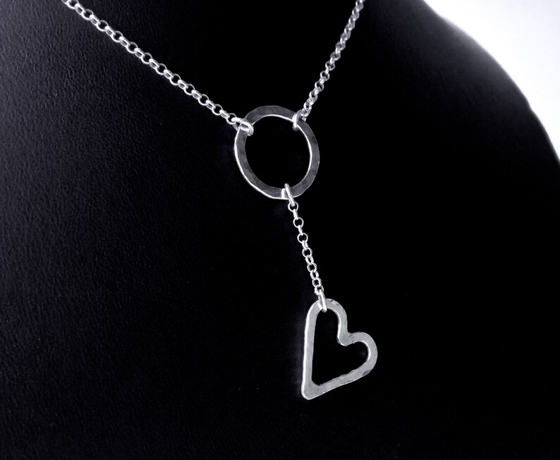 Sterling Silver O Ring Choker Necklace Delicate Heart Jewellery Discreet Submissive Day Collar sm Scandinavian Jewelry Gift For Her Necklaces Jewelry Bgc Sedahotels Com