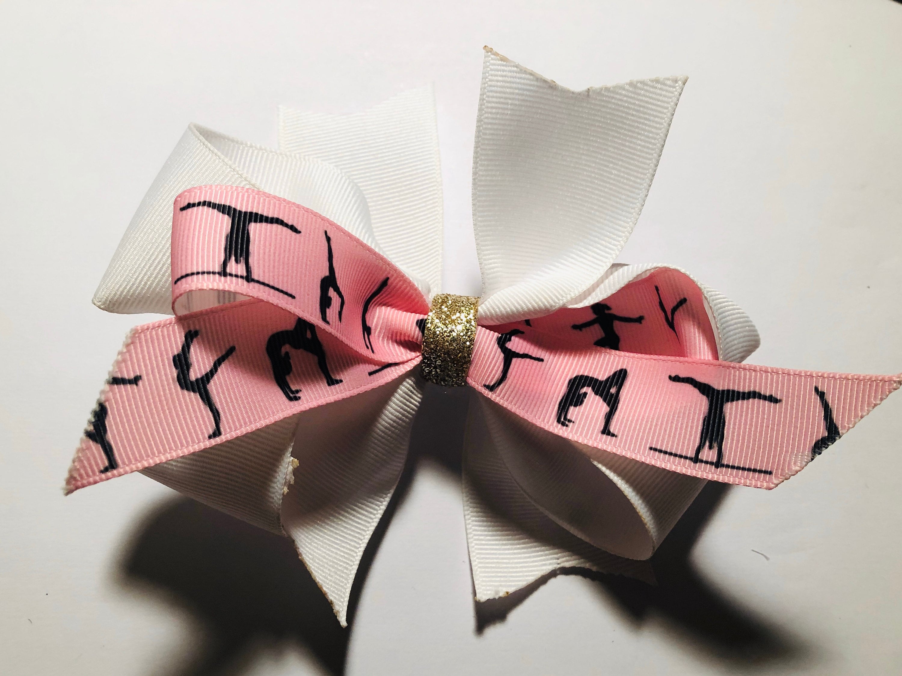 Gymnastics Girls Hair Bow Etsy