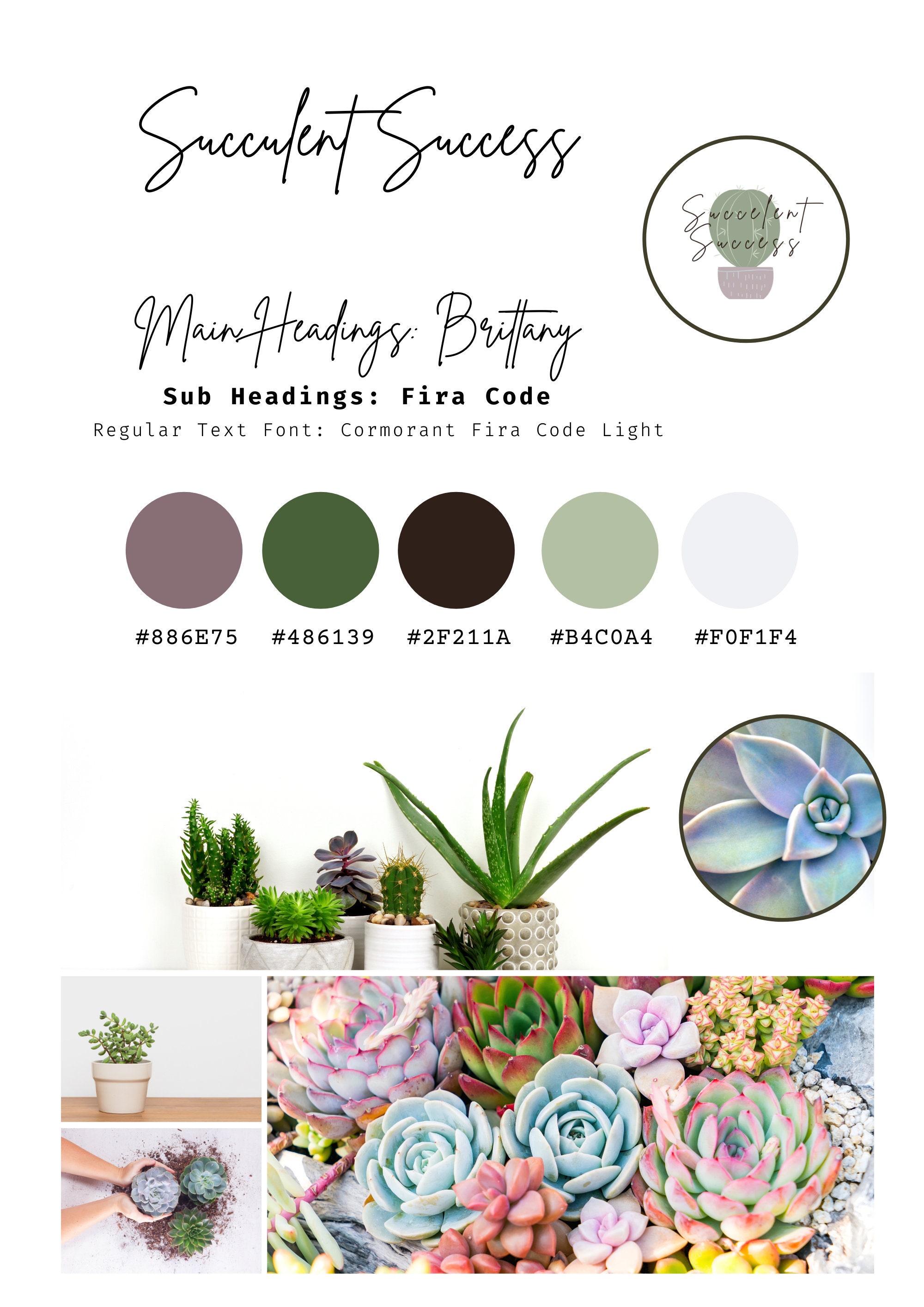 Magical Brand Board Canva Templates | Etsy