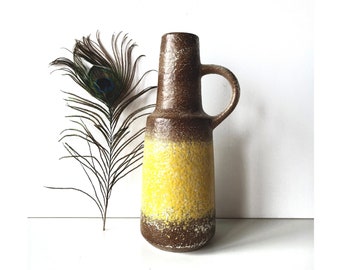 Vintage Carstens Tönnieshof Lava Vase, Midcentury Fat Lava