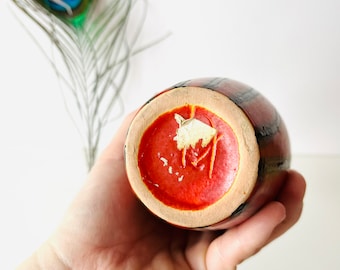 Midcentury Tófej Vintage Retro Hungarian Keramik Fat Lava Vase