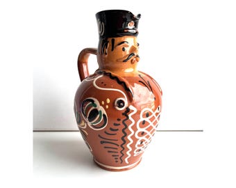 ヴィンテージ ハンガリー 陶器製水差し 800 ml. 18.5 cm - Etsy 日本