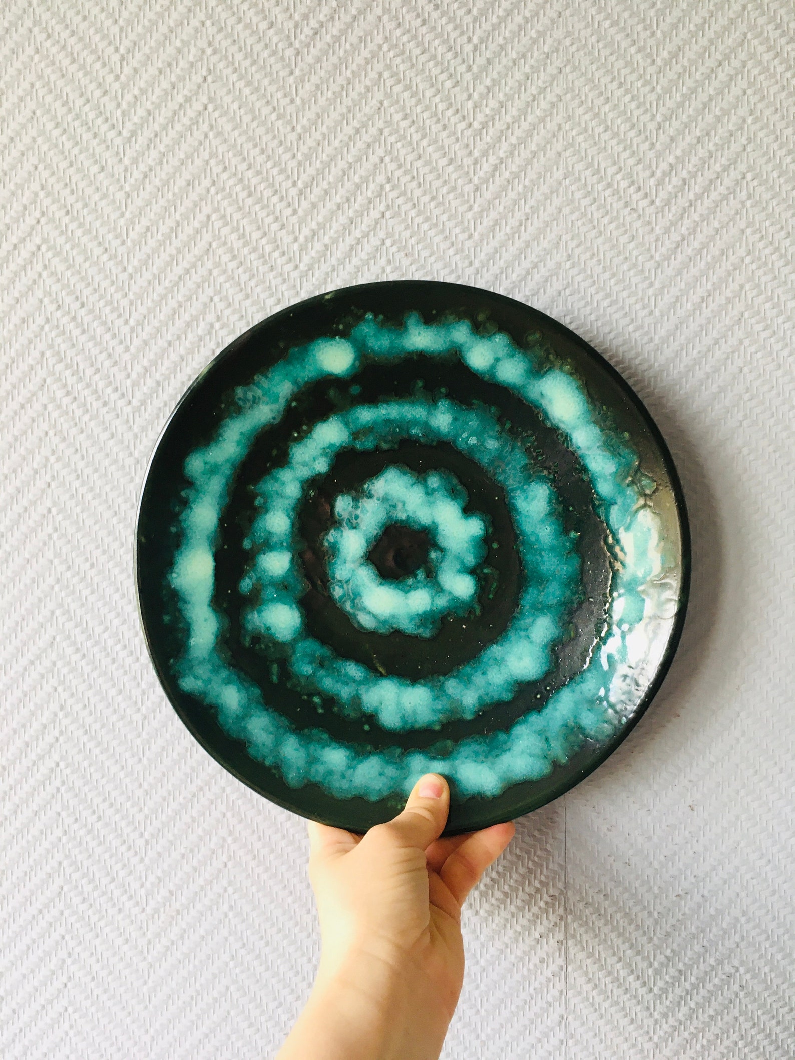 Mid Century Modern Ceramic Fruit Bowl Vintage Colorful Glazed - Etsy