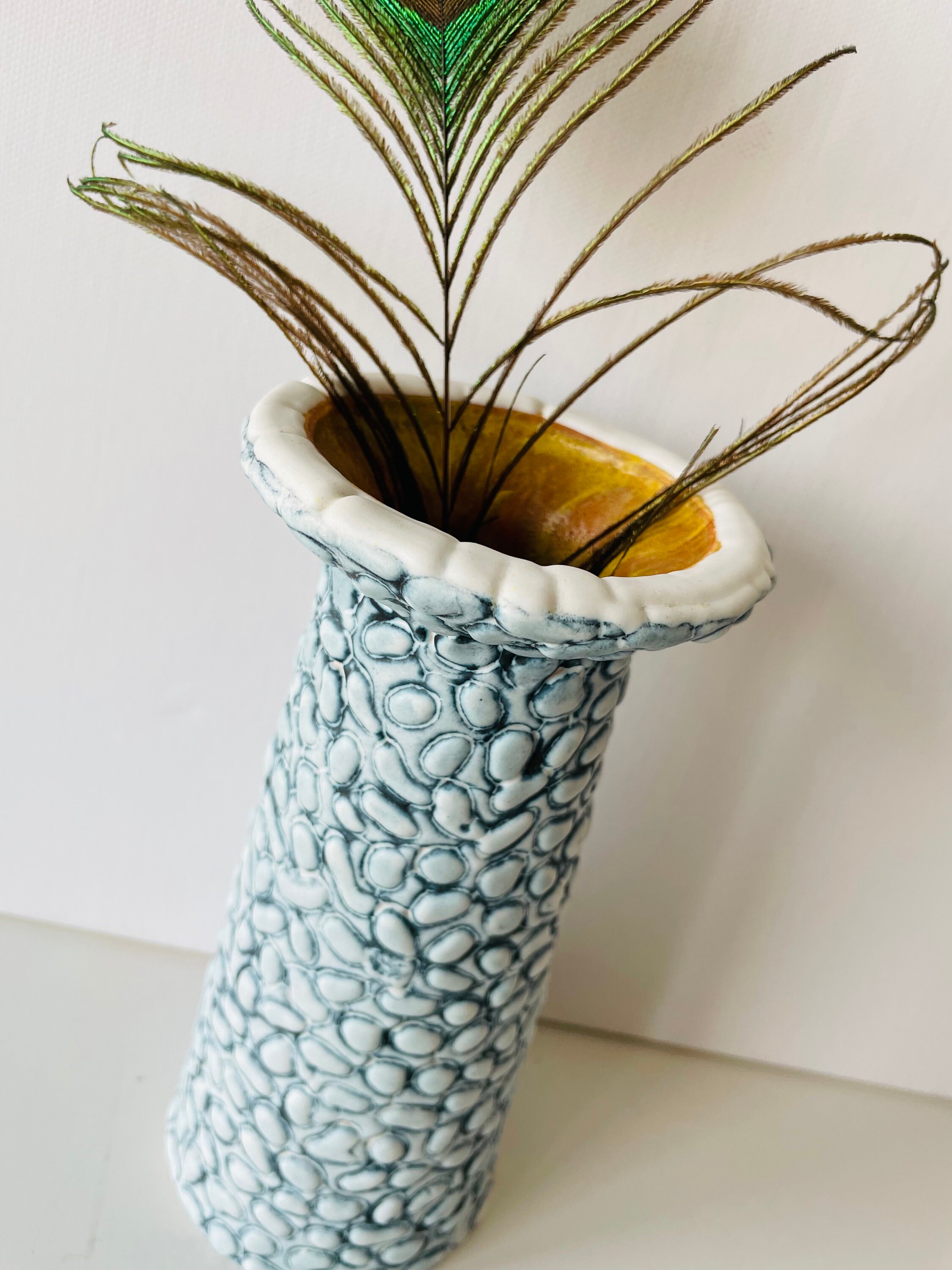Mid Century Hungarian Pottery Retro Vintage Ceramic Fat Lava 