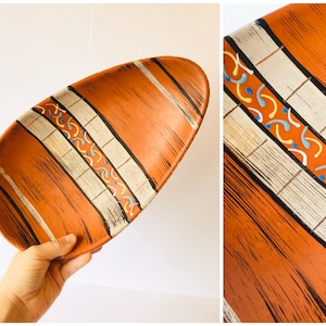 Carstens Tönnieshof 1063-31 West Germany Fat Lava Plate, Vintage Retro Big Glazed Plate Pottery 1970s, Germany Ceramics, Mid Century Art