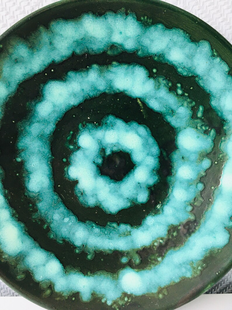 Mid Century Modern Ceramic Fruit Bowl Vintage Colorful Glazed - Etsy